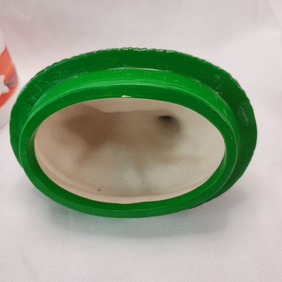 Vintage Y2K Hand painted Ceramic Unicorn Small Trinket Jewelry Box Holder - Picture 13 of 15